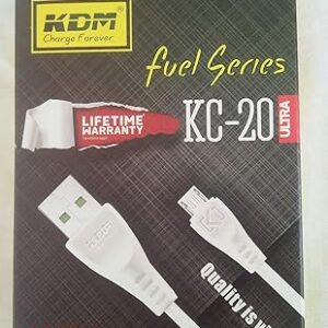 KDM Personal Computer Data Cable KC-20(Ultra) Fuel Series - White