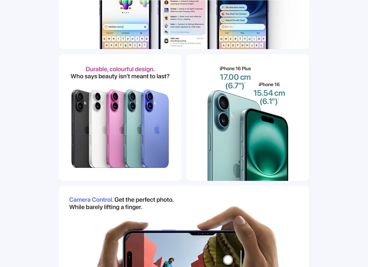 iPhone 16 Plus 256 GB: 5G Mobile Phone with Camera Control, A18 Chip and a Big Boost in Battery Life. Works with AirPods; Black - Image 17