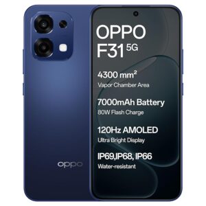 Oppo F31 5G (Midnight Blue, 8GB RAM, 128GB Storage)