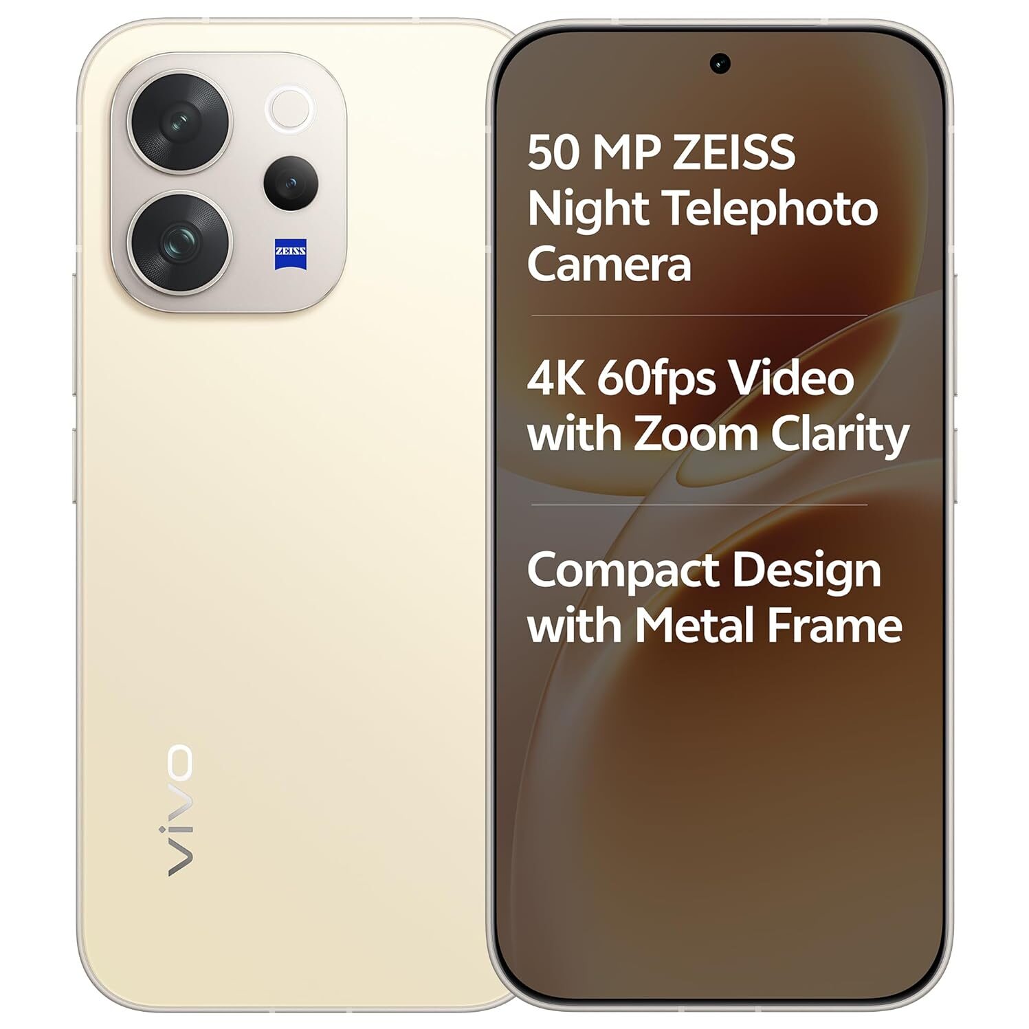 vivo V70 5G (Lemon Yellow, 8GB RAM, 256GB Storage)
